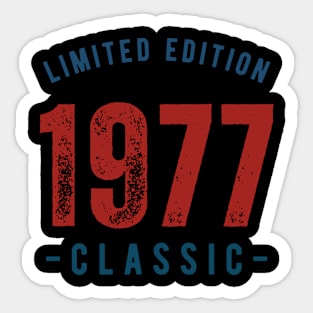 Limited Edition Classic 1977 Sticker